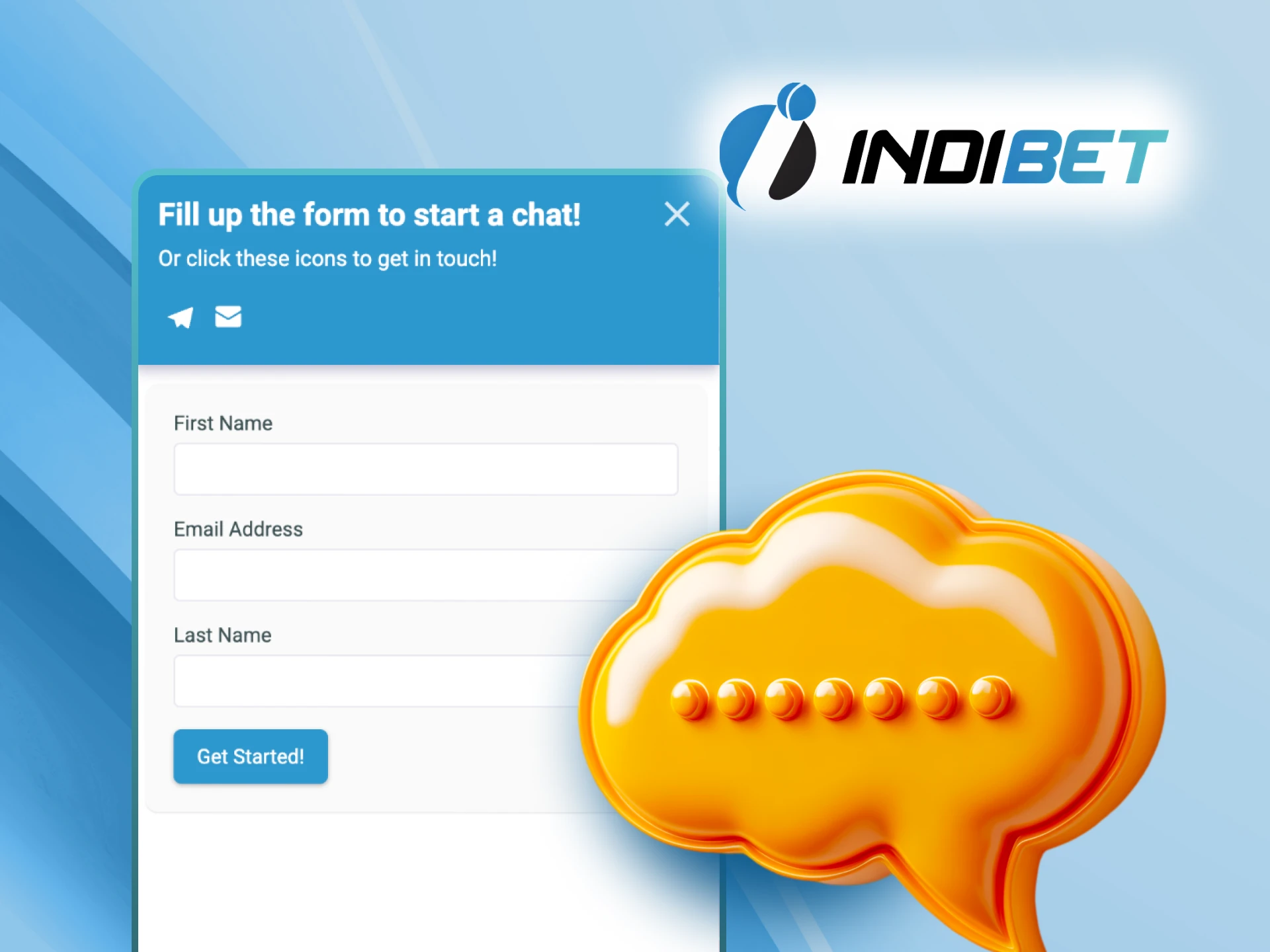 Use live chat to ask questions.