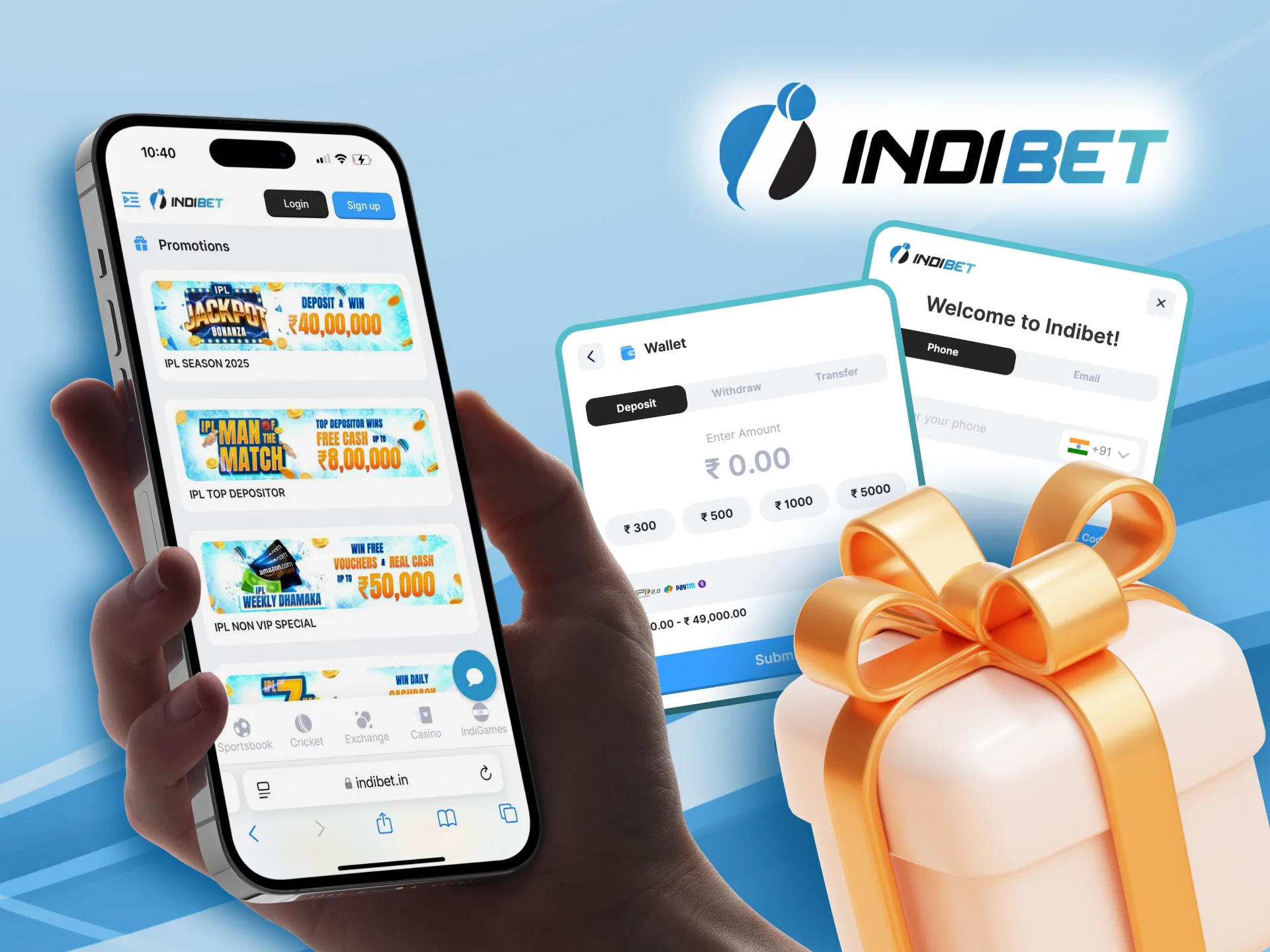 Unlock all available promotions and bonuses using the web platform.