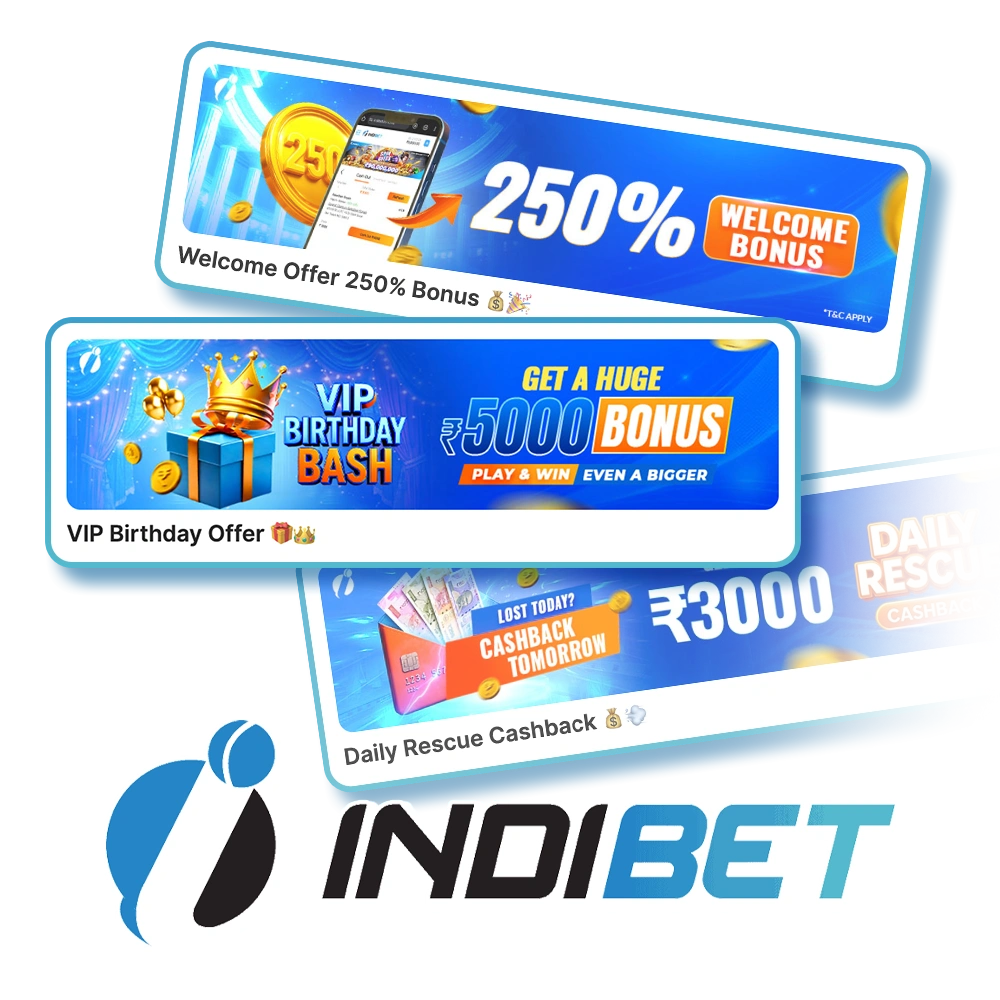 Unlock premium bonuses at IndiBet—simply create your account to start collecting rewards.