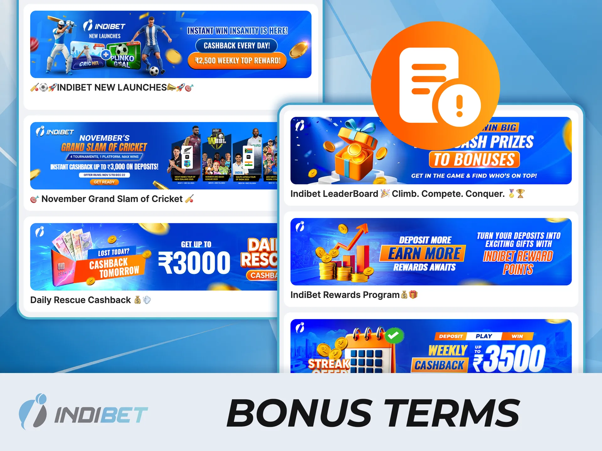 Check out the full bonus terms for Indian players at IndiBet and start your winning streak today.