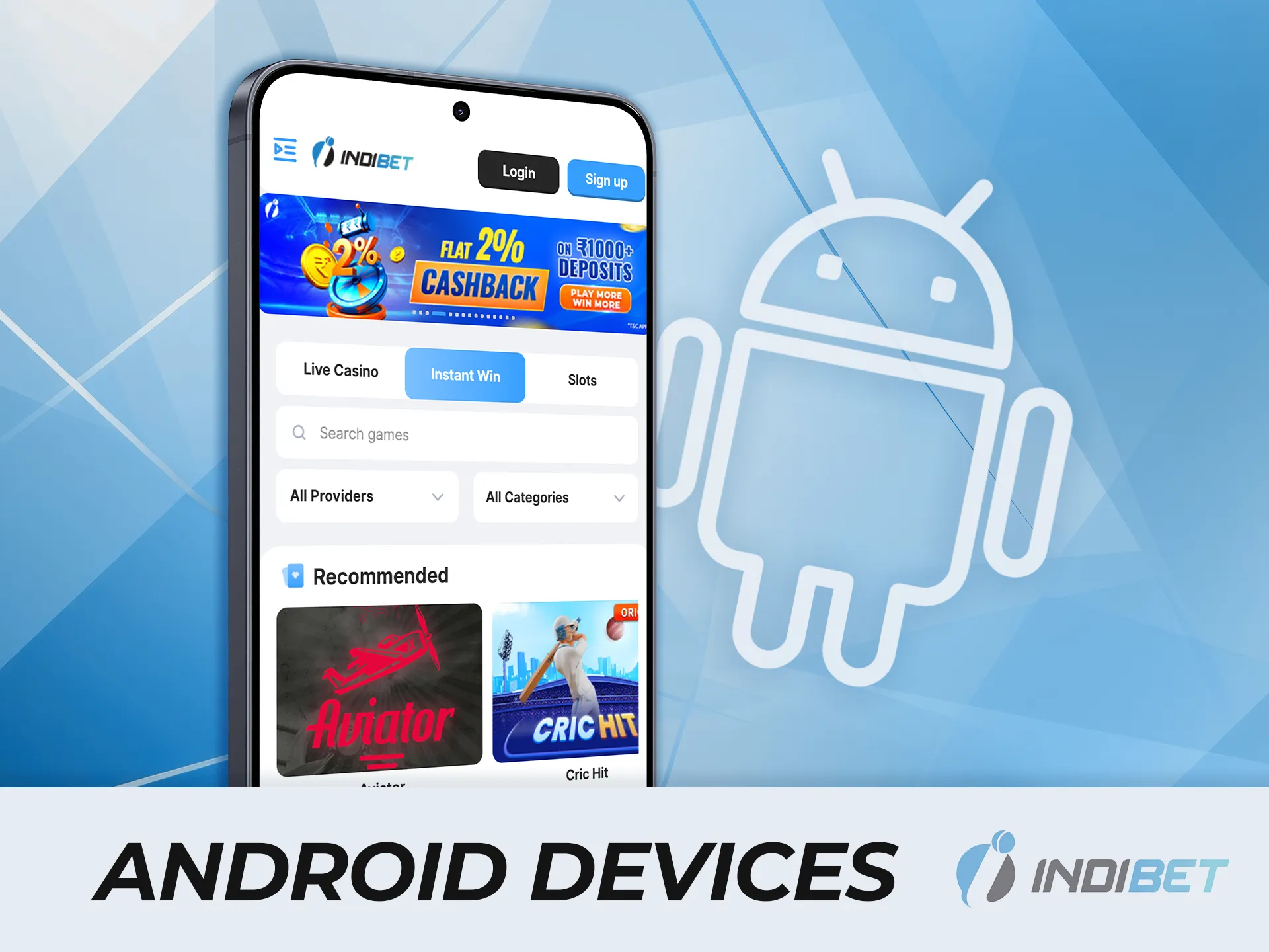 Get the Indibet Android app today and dive into your next gaming adventure.
