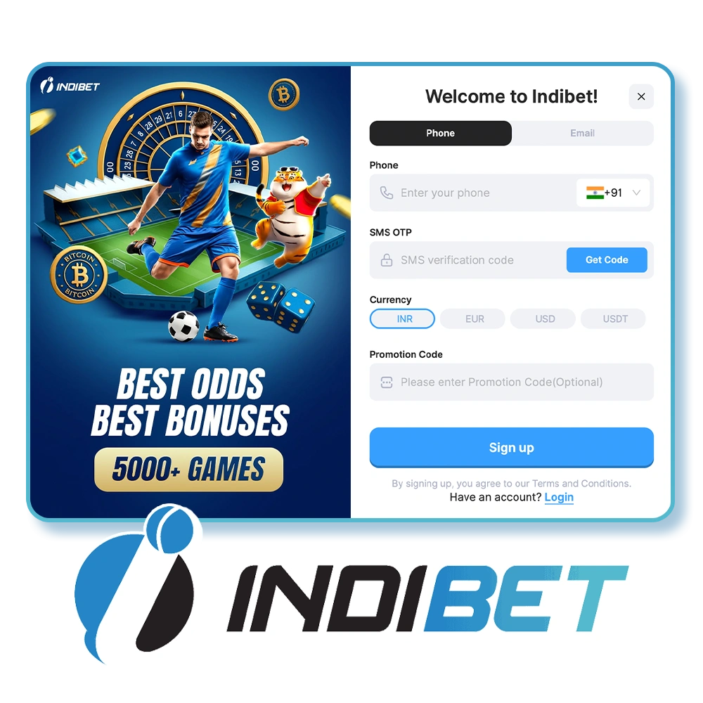 Get started with IndiBet today! Just a few quick steps stand between you and some great rewards.